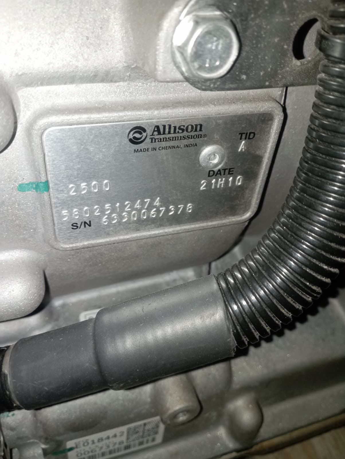 ALLISON AUTOMATIC TRANSMISSION - A.BM6330067378